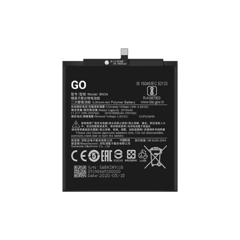 Battery Compatible with Xiaomi Redmi Go