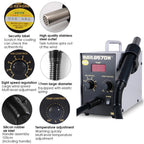QUICK 857DW+ Lead Free Adjustable Hot Air Heat Gun With Helical Wind 580W SMD Rework Station