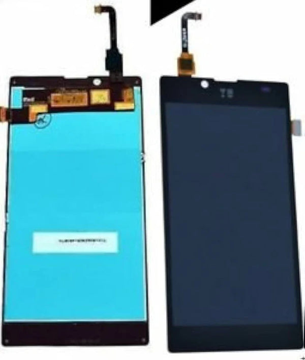 Lcd Display Folder Combo for MICROMAX YU5010 Black