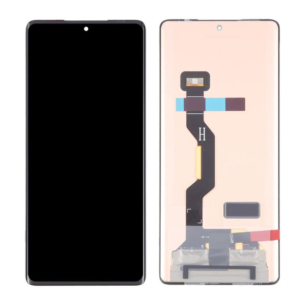 LED with Touch Screen for Motorola Moto G85 5G - Black (display glass combo folder)
