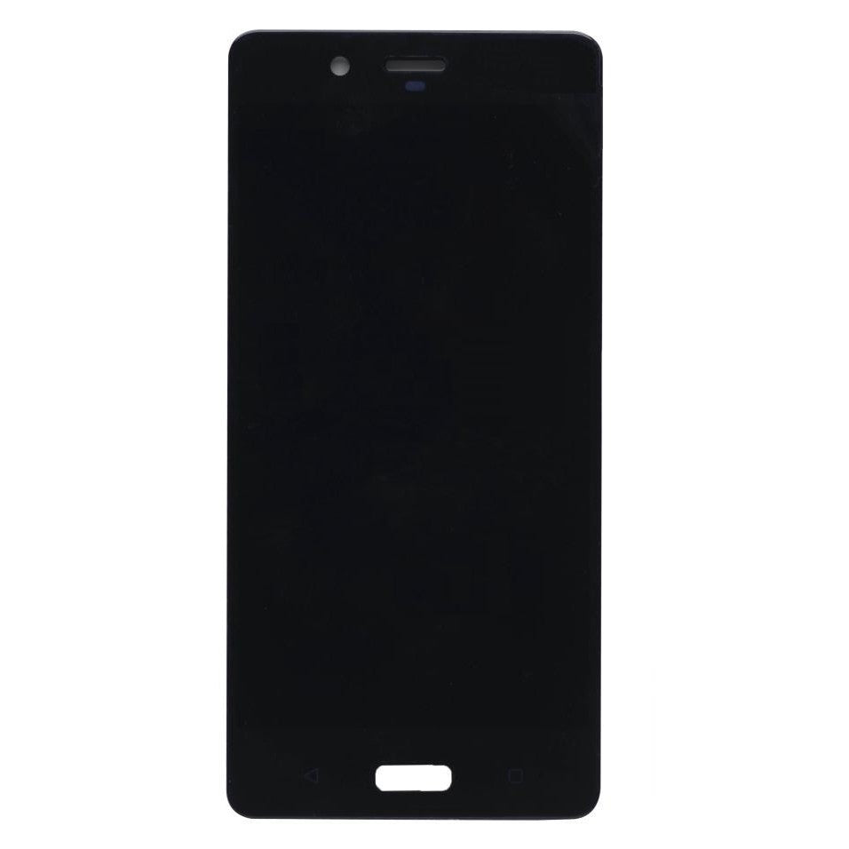 LCD with Touch Screen for Nokia 8 - Black (display glass combo folder)