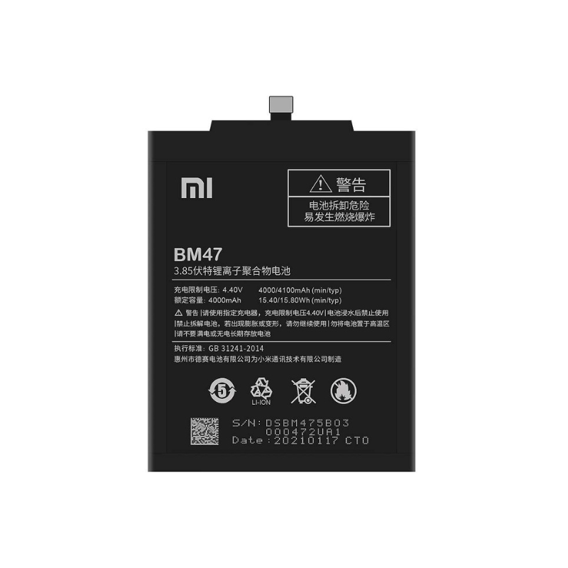 Battery Compatible with Xiaomi Redmi 4