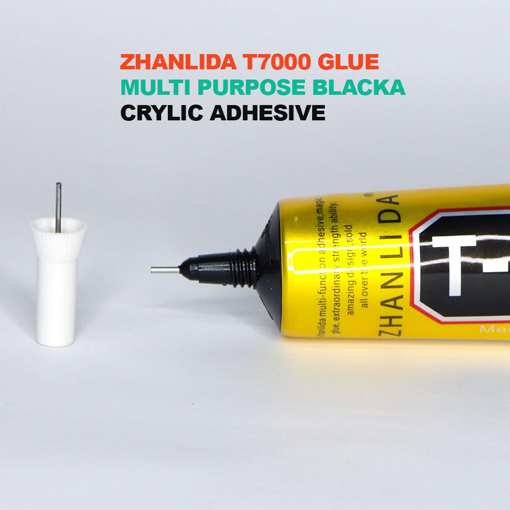 Zhanlida T7000 Glue Multi Purpose Black Acrylic Adhesive