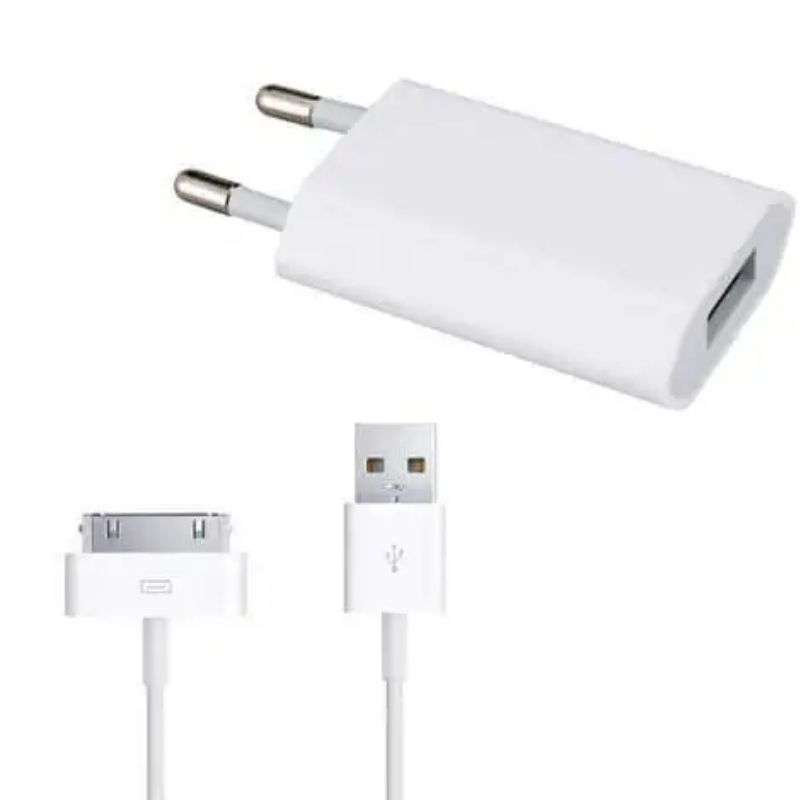 Charger USB Adapter And Cable Compatible with iPhone 4s