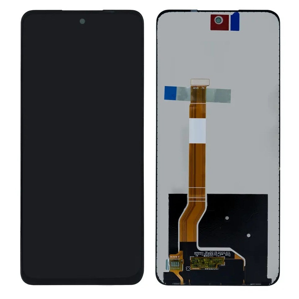 LCD with Touch Screen Narzo 70x (Dispaly Glass Combo Folder)