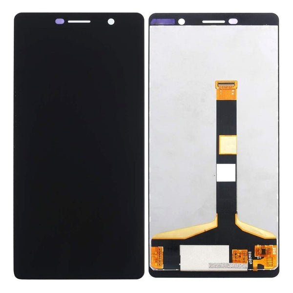LCD with Touch Screen for Nokia 7 Plus - Black (display glass combo folder)